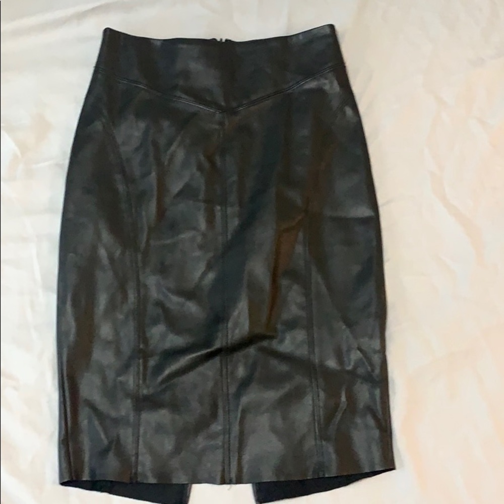 Express faux leather pencil skirt